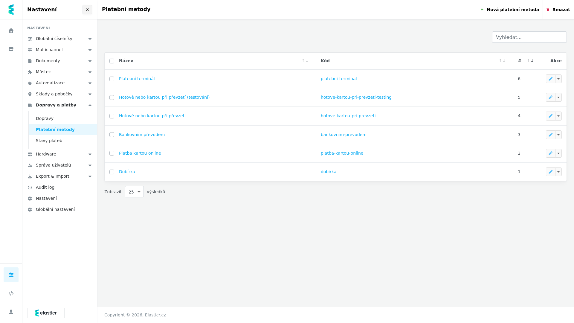 Platební terminál jako platební metoda